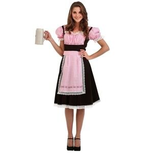 Hauntlook Women's Bavarian Beer Maid Costume Halloween Dress Size‎ MEDIUM New